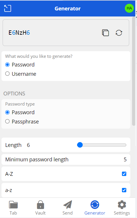 password generator